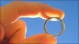 Man holding wedding ring