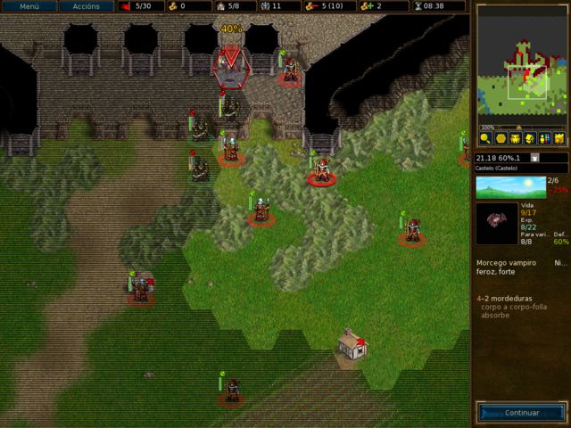 O escenario